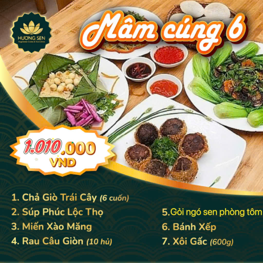 Mâm cúng 6