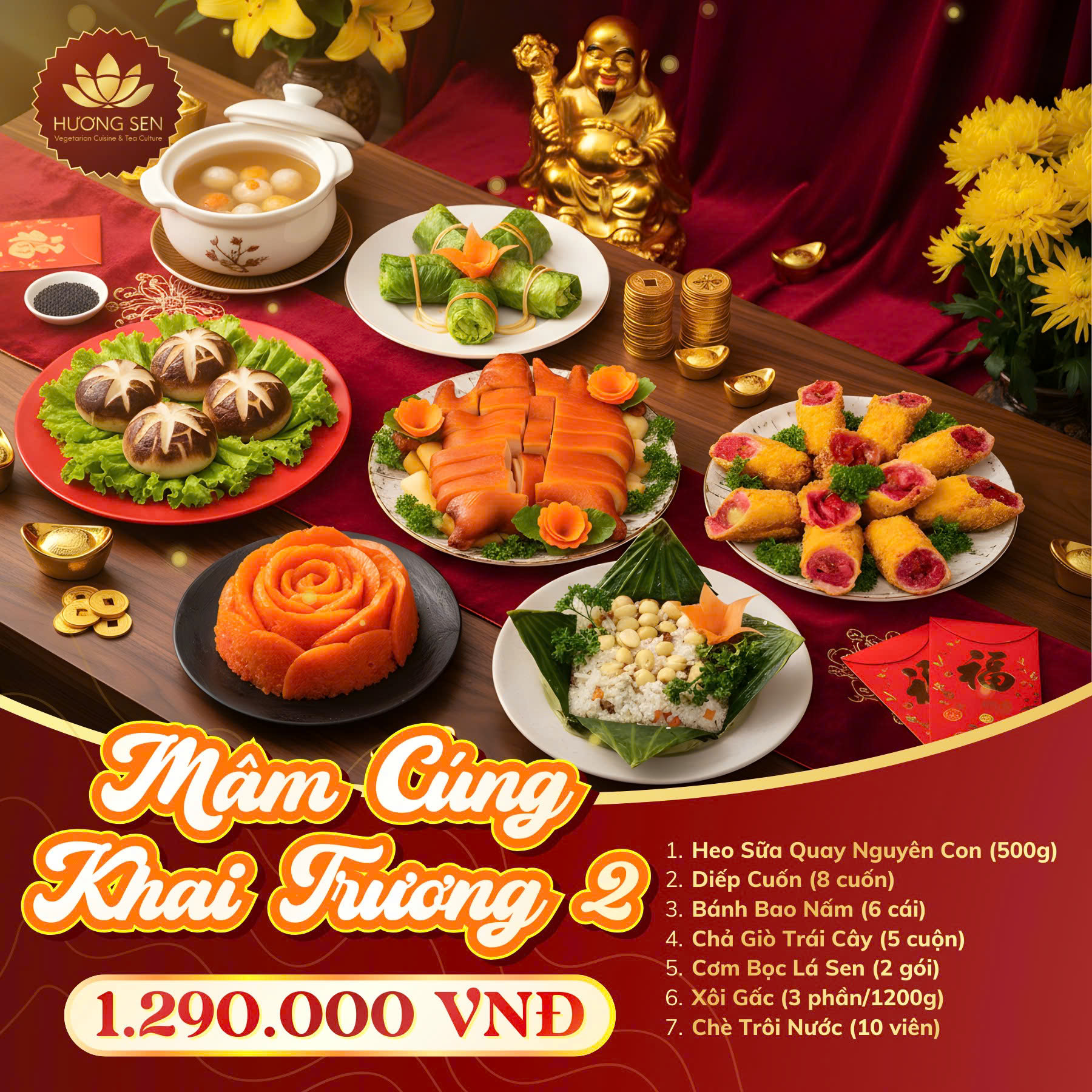 Mâm cúng khai trương 2