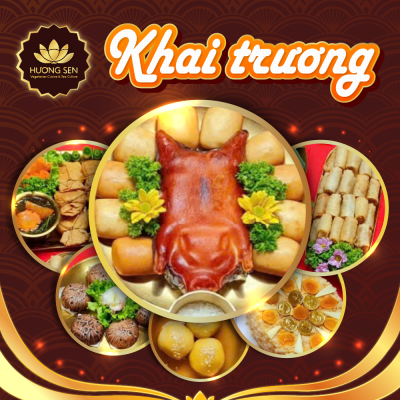 Mâm cúng chay khai trương