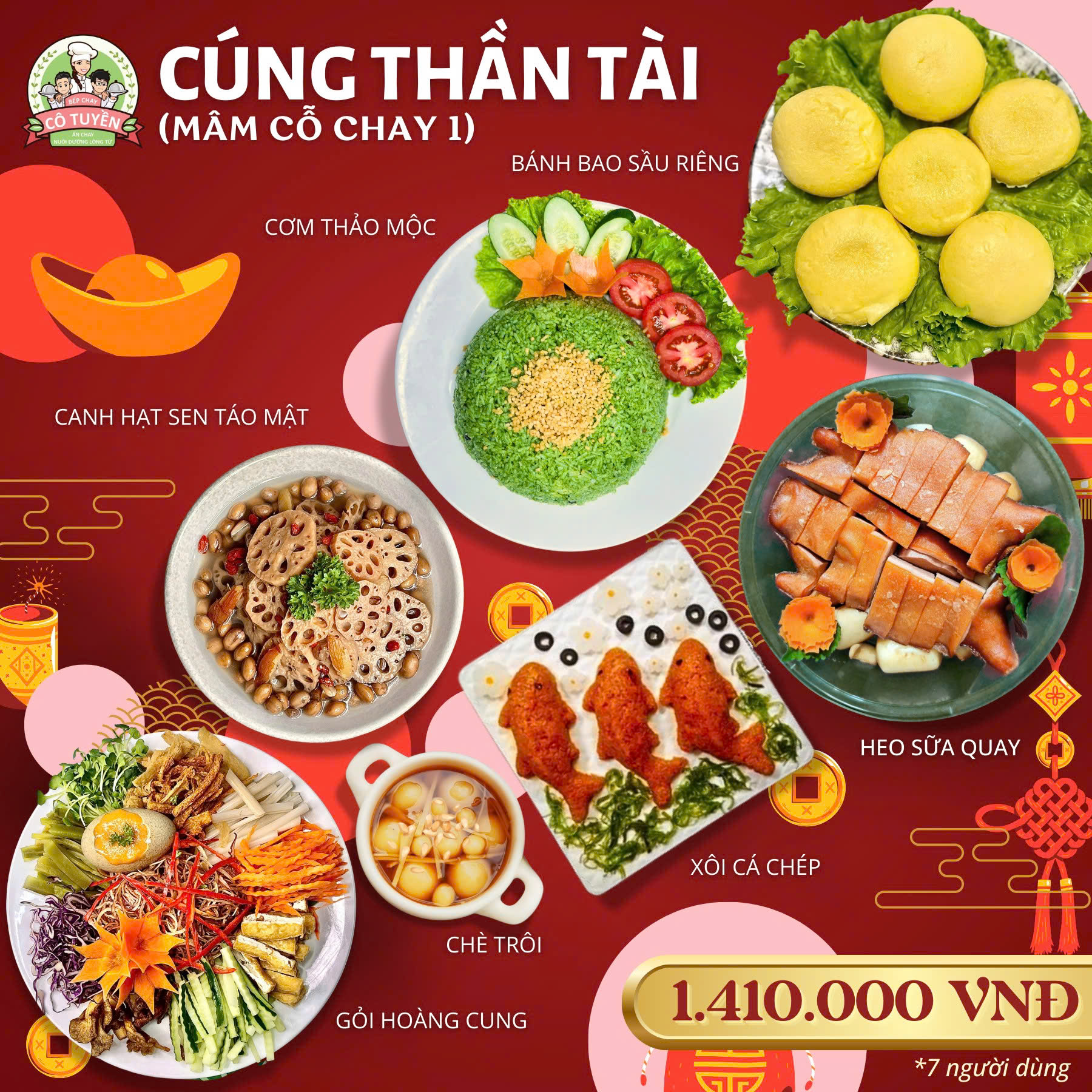 Mâm cúng Thần Tài 1