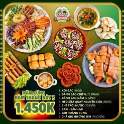 Mâm cúng 3 rằm tháng bảy