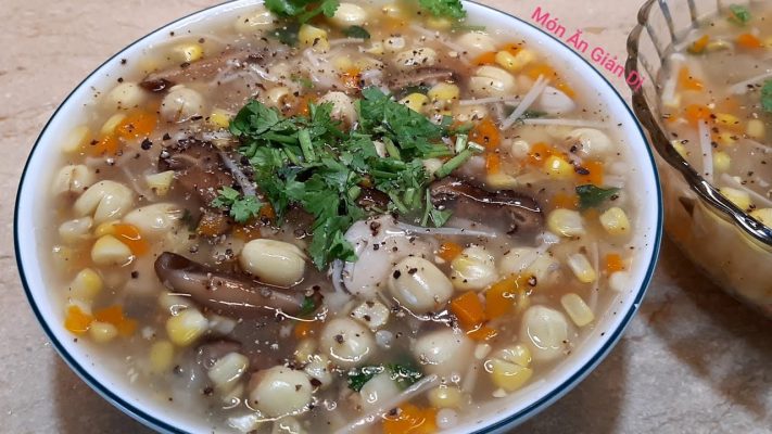 cách nấu súp chay bổ dưỡng