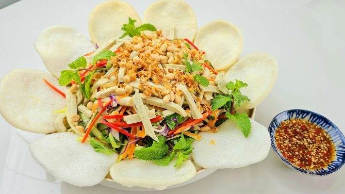 thực đơn cỗ chay 6 món