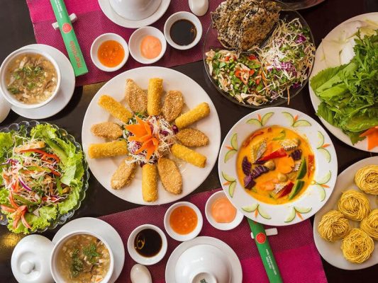 Mâm cỗ chay cung đình Huế
