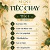 Menu Tiệc chay 1 10 khách – Mâm Cỗ Chay Cô Tuyền TP.HCM