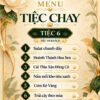 Menu Tiệc chay 6 10 khách – Mâm Cỗ Chay Cô Tuyền TP.HCM